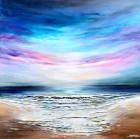 Irène Pouvreau - SYRÈNE - MER REFLETS FRAMBOISINE