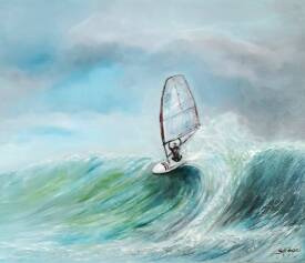 Irène Pouvreau - SYRÈNE - PLANCHE A VOILE
