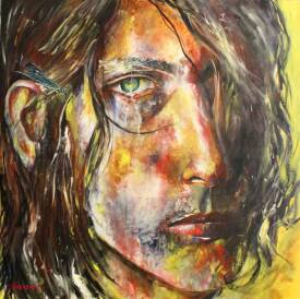 Stéphane TEXEREAU - 2017 DRAGONFLY MAN techniques mixtes sur toile 80x80cm.JPG