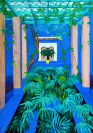 Agnès TIOLLIER - Le patio Majorelle