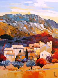 Pierrick TUAL - Village Provençal 130x97.JPG