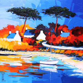 Pierrick TUAL - Bord de côte 80x80.JPG