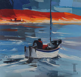 Pierrick TUAL - RETOUR DE PECHE 60X60.JPG