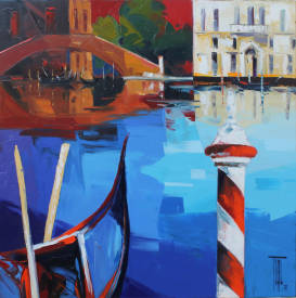 Pierrick TUAL - UN SOIR A VENISE 80X80.JPG