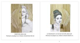 Sandra VALENTE - Marilyn 2023-227 - Audrey 2023-228 de Sandra Valente