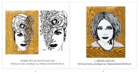 Sandra VALENTE - Femme tête de Fleur 2025-236 Sandra Valente