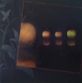 Véronique VALLET - "Les Pommes, Noir"