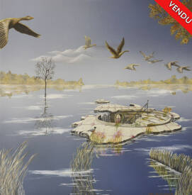 Thierry VAN QUICKENBORNE - LA CRYPTE  - Huile & Acrylique sur toile - 50 x 50 cm - Disponible