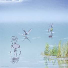 Thierry VAN QUICKENBORNE - L'ENTRETIEN, 50 x 50 cm.jpg