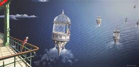 Thierry VAN QUICKENBORNE - Et vient le temps de l'espace, 100 x 50 cm