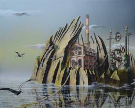 Thierry VAN QUICKENBORNE - Les secrets du temps 73 x 60 cm  .jpg