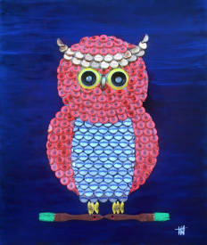 Jean Jacques VENTURINI - Hibou:2. - Recycl'art