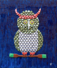 Jean Jacques VENTURINI - Hibou:1. - Recycl'art