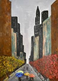 Jean-Philippe VERSELIN - New-York sous la pluie