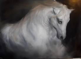 Sylvie Pierrot - VI - Cheval huile Vi