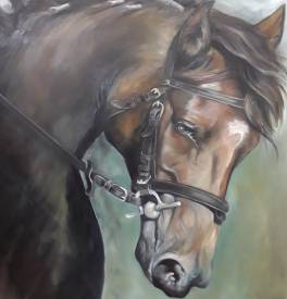 Sylvie Pierrot - VI - Cheval huile Vi