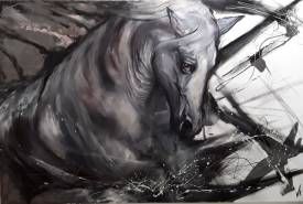 Sylvie Pierrot - VI - Cheval huile Vi