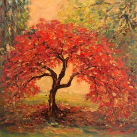 Claudine VOGELWEITH - ERABLE  ROUGE