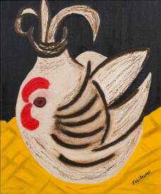 Nadia VUILLAUME - Poule au pot (vendu)