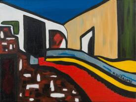 Nadia VUILLAUME - Village tunisien (vendu)