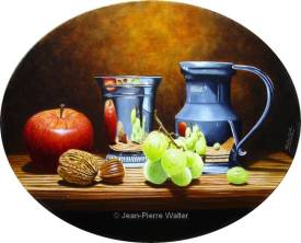 Jean-Pierre WALTER - Chardin en ovale