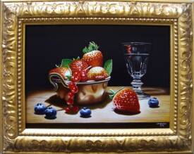 Jean-Pierre WALTER - Fruits rouges en cuivre