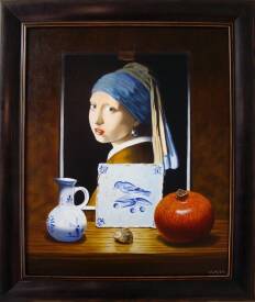 Jean-Pierre WALTER - La jeune fille de Delft à la grenade