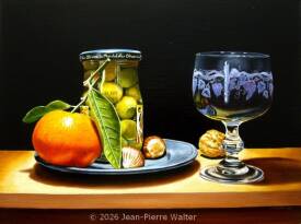 Jean-Pierre WALTER - Olives en étain