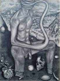 Sylvain ZABETH - 1981 'Sylvain, Corps et âme' crayon sur  papier 24x32cm.jpg