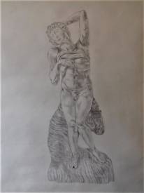 Sylvain ZABETH - 17‘ étude 'crayon sur papier. Masculin 65x50cm.jpg