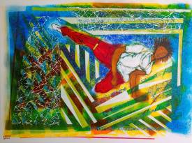 Sylvain ZABETH - 2024. Paris. Titre (Hip Hop. ‘The Roxy NYC’1984. Manhattan New-York). Technique, Acrylique sur toile. 60x 80cm.jpg