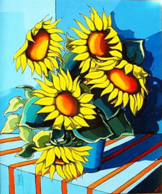 Léon ZANELLA - 2001-Le Bouquet aux Tournesols-10F.JPG