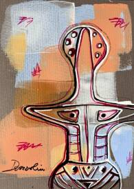 Delia ZORZOLIU - Idole - Cucuteni Culture